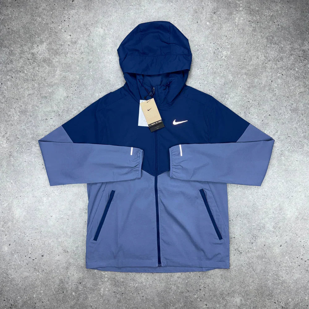 windrunner jacket - "navy/lilac"