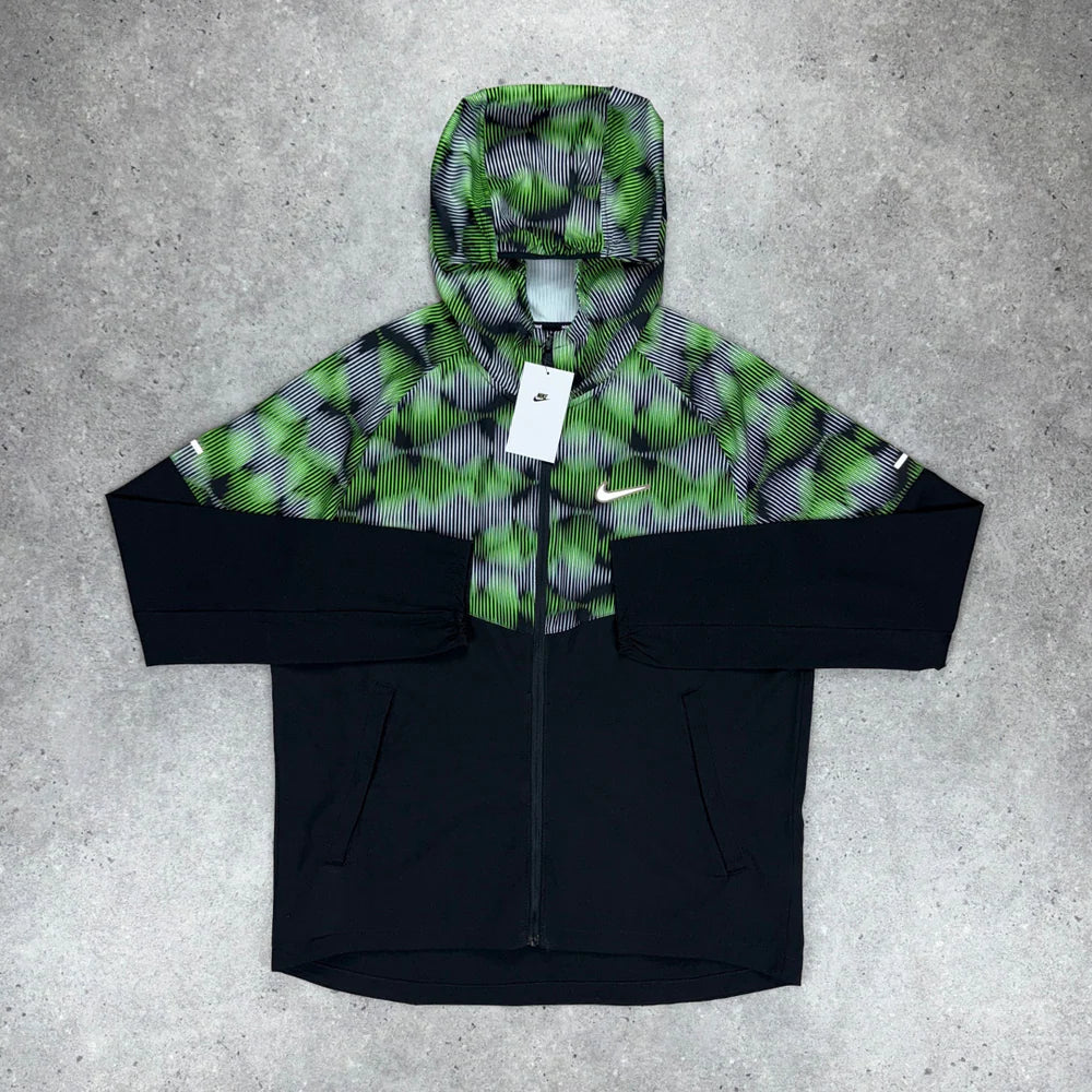 windrunner jacket - mixed green