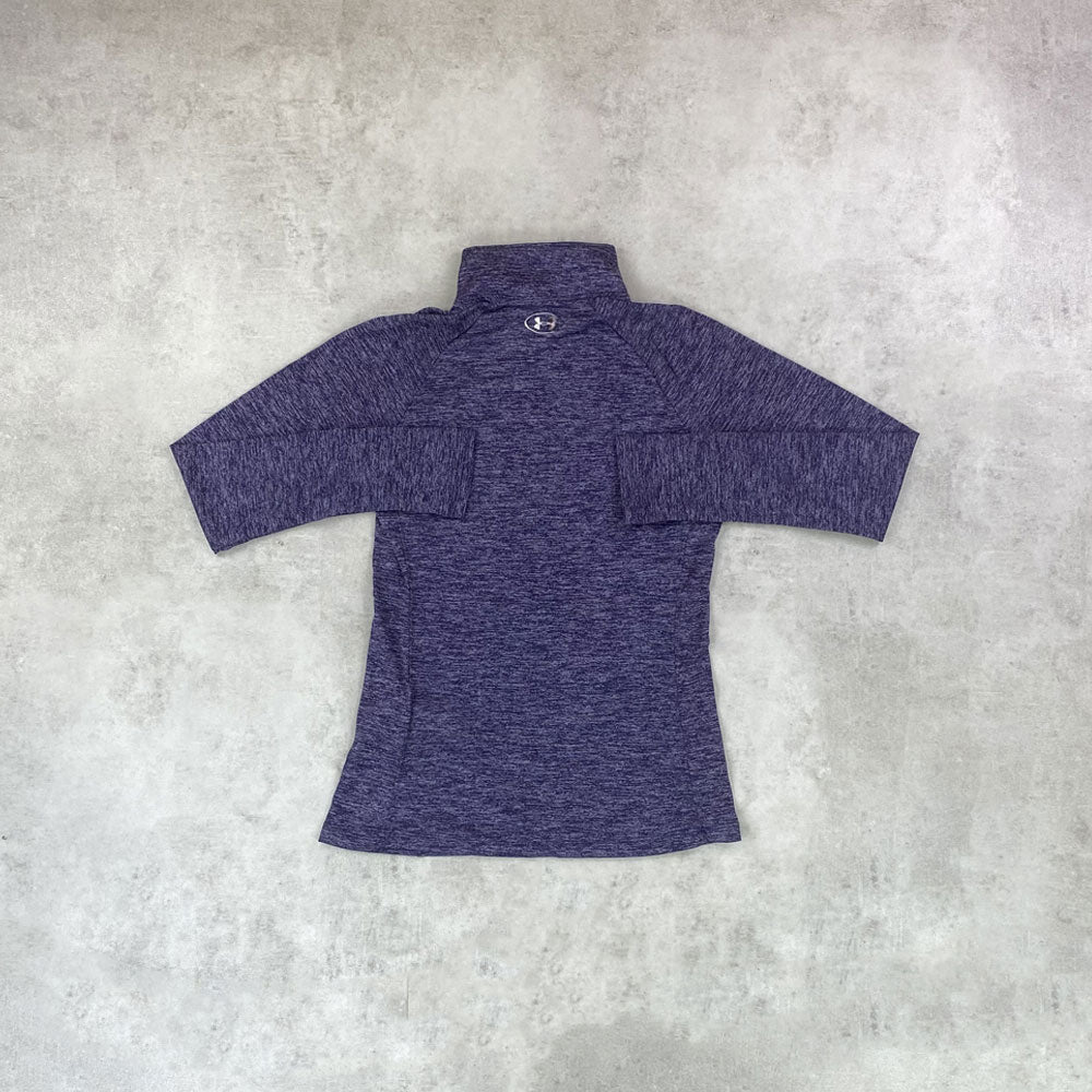 un arm tech 2.0 half zip digital purple women's
