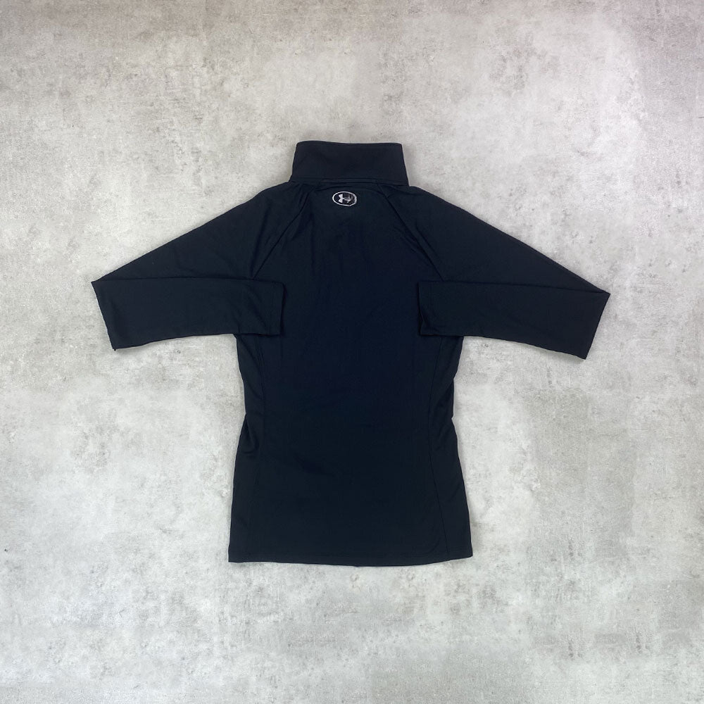 un arm tech 2.0 half zip black women's