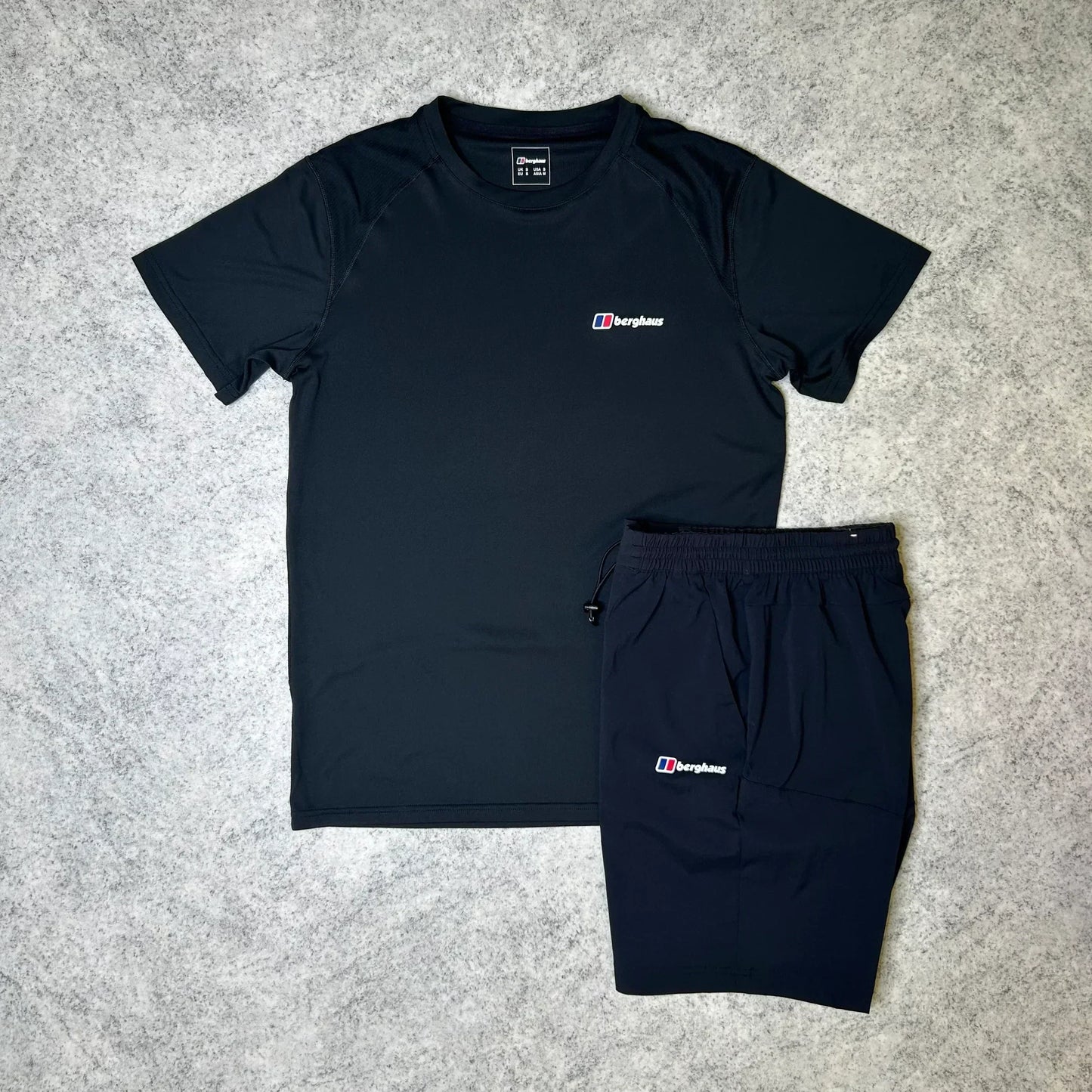 bgs short set - black 2