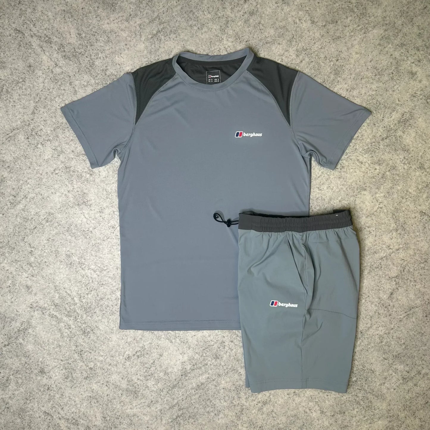 bgs short set - grey