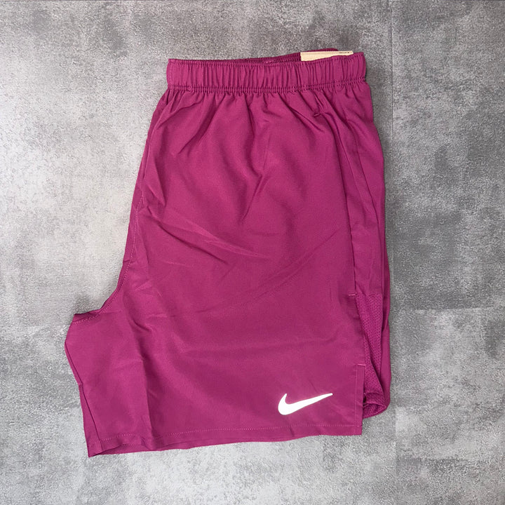 nk shorts - beetroot