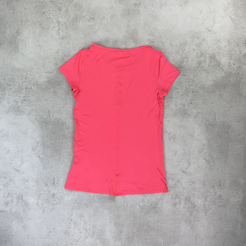 un arm performance t-shirt pink shock women's