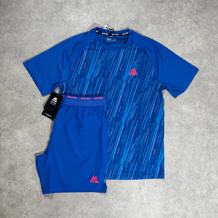 mtx short set - orange blue