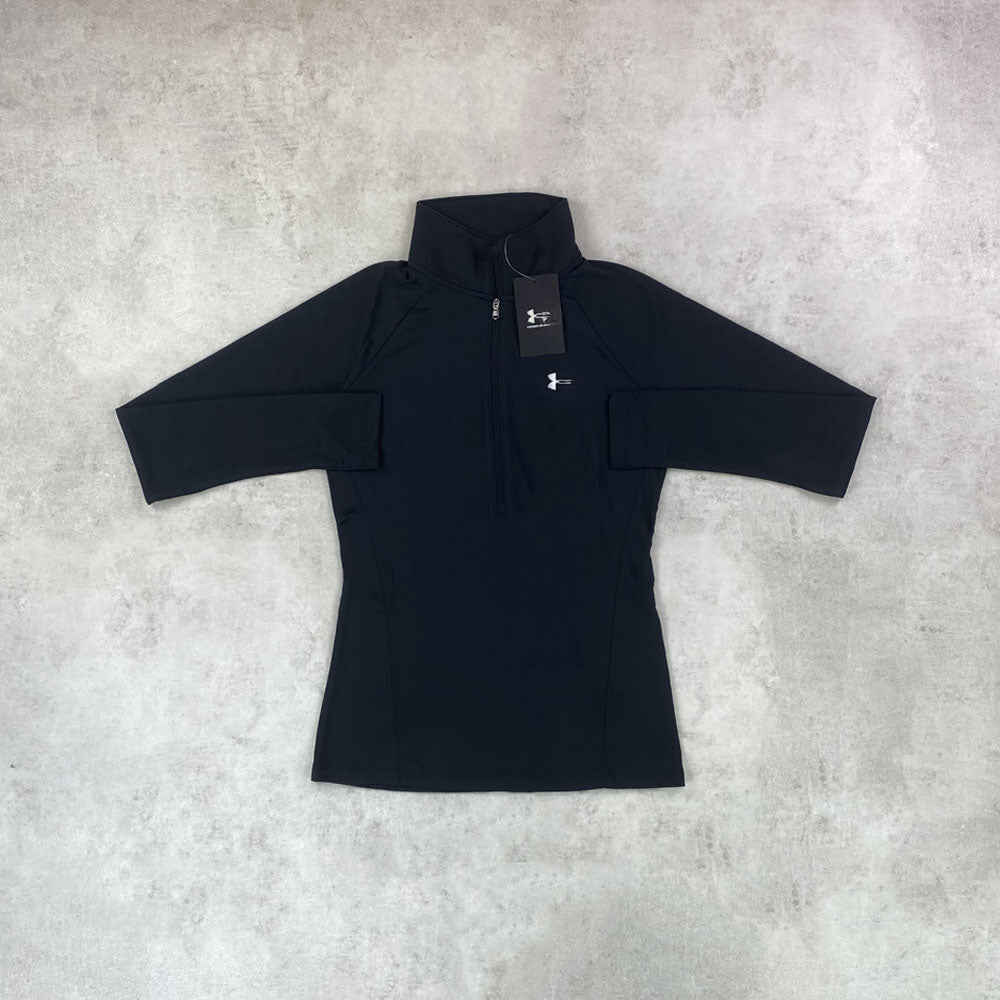 un arm tech 2.0 half zip black women's