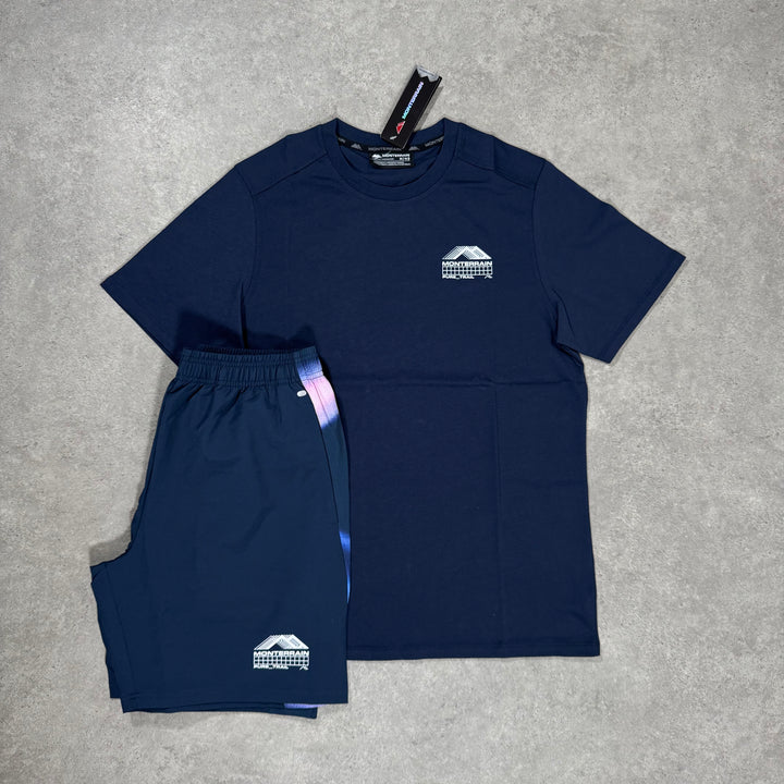 mtrn short set - navy sport