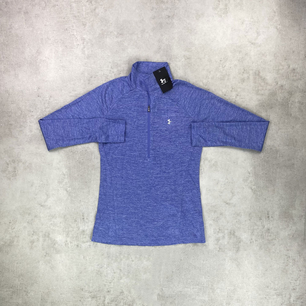 un arm tech 2.0 half zip purple women's