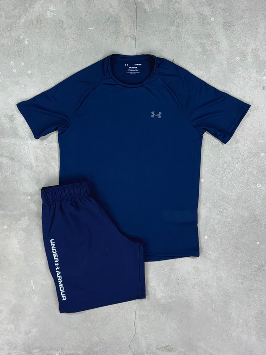 UN/ARM SHORT SET - NAVY