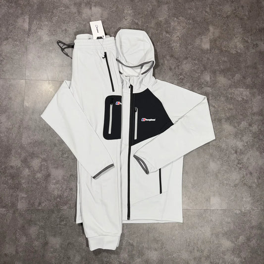 BGS FLEECE TRACKSUIT - WHITE