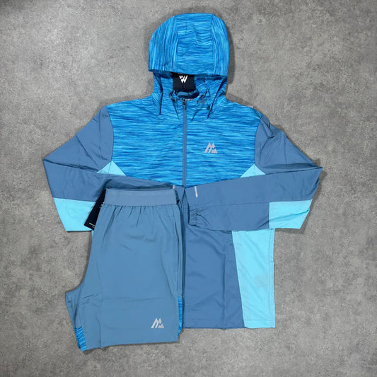 MTX SET - NEON BLUE - JACKET/SHORTS
