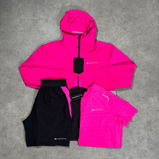 MTRN PINK LYDER TRACKSUIT - TEE/SHORT/JACKET