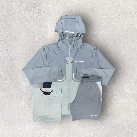 MTRN GREY SET - TEE/SHORT/JACKET