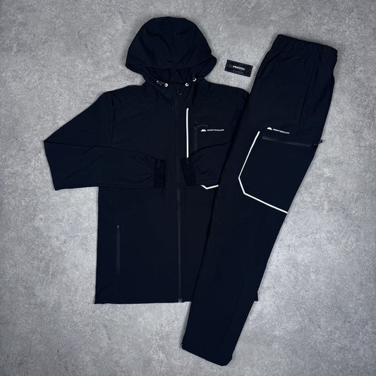 MTRN TRACKSUIT - BLACK REFLECTIVE