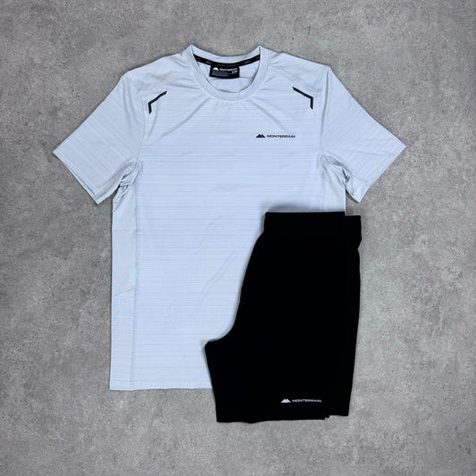 MTRN SHORT SET -WHITE TECH