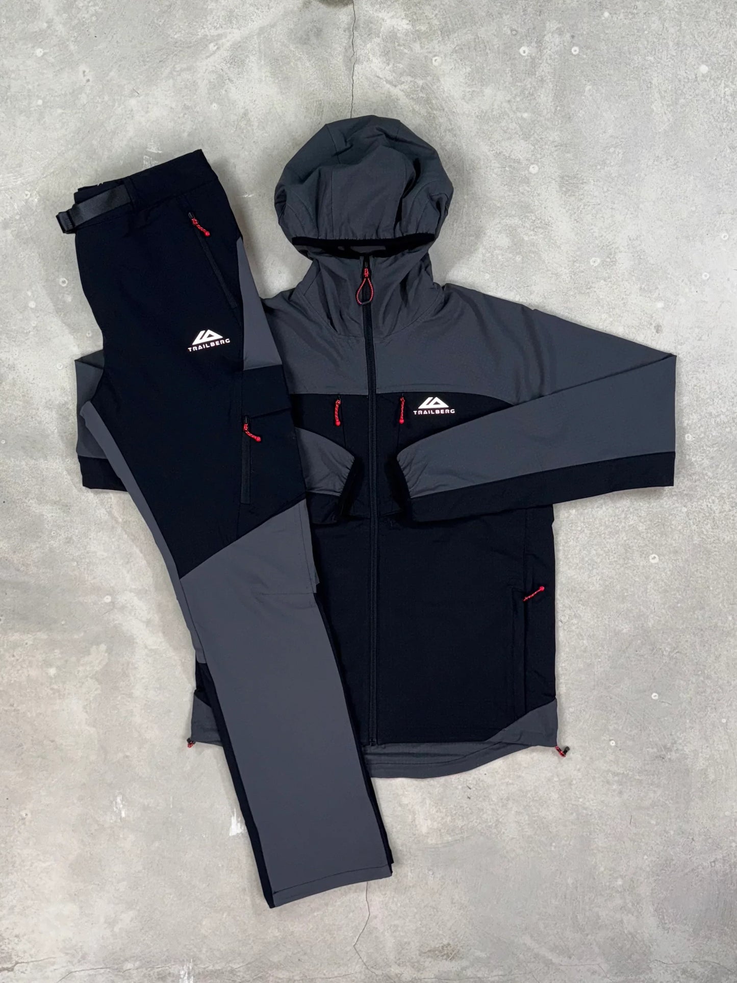 tbg combat tracksuit - black/grey