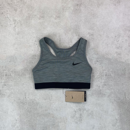 NKE Swoosh Bra Grey Women's