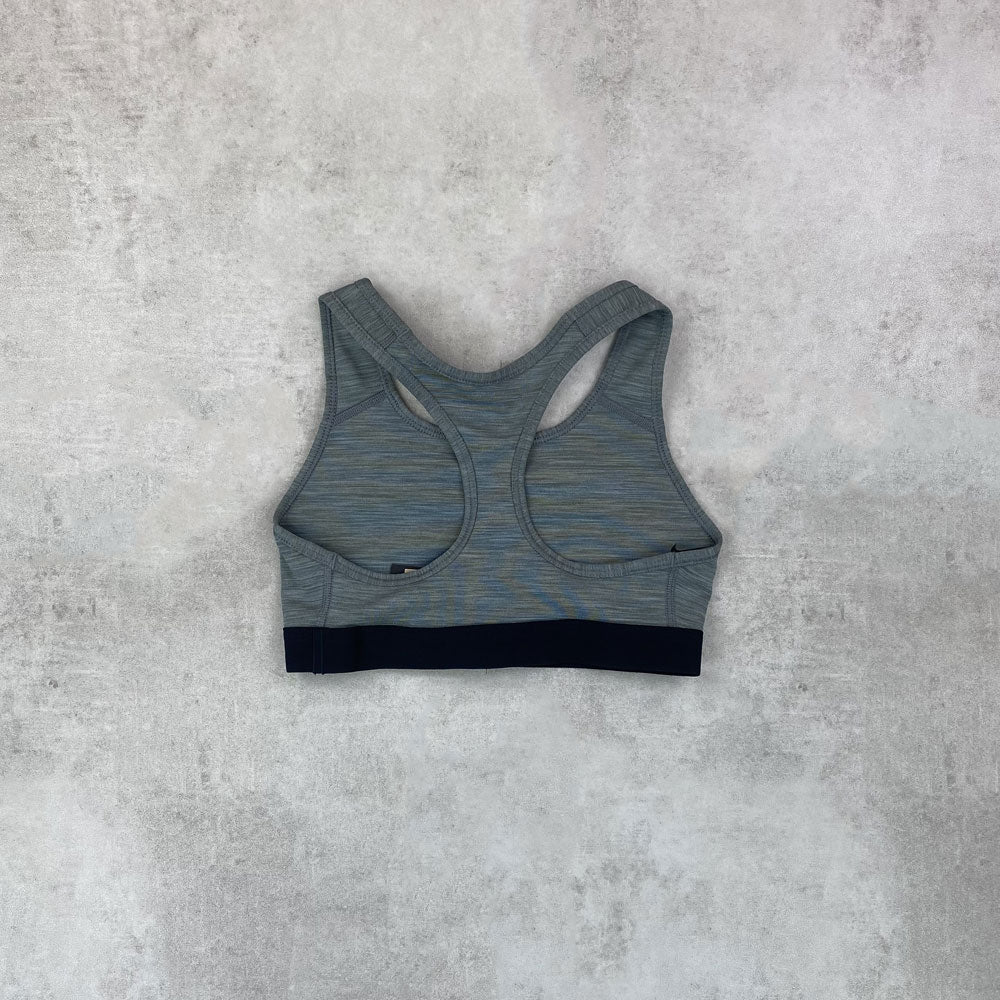 nke swoosh bra grey women's