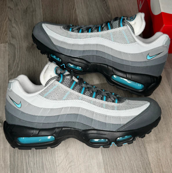 95 teal blue/grey