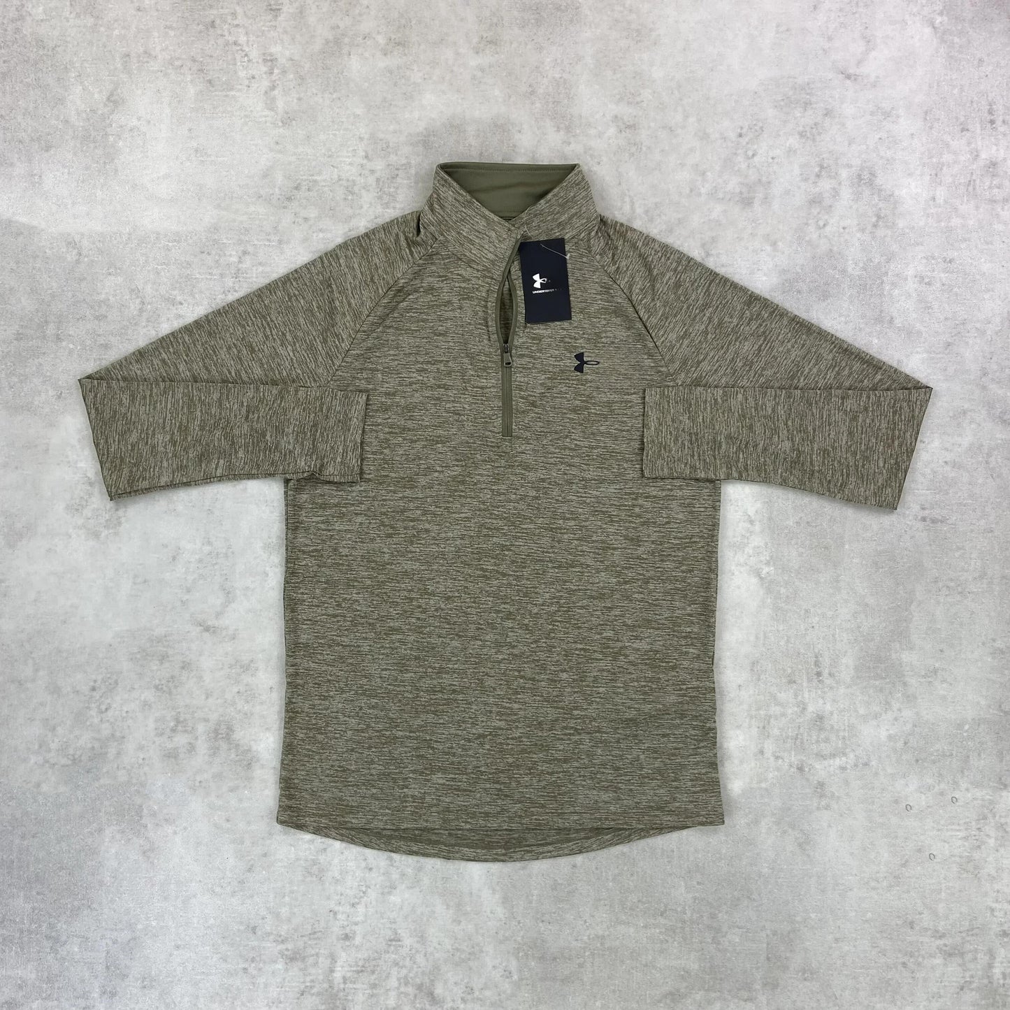 un arm "khaki" half zip