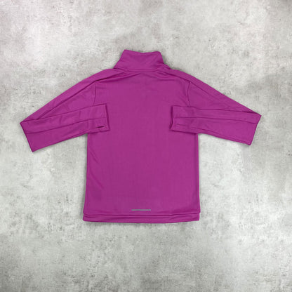 NKE Swoosh Half Zip Active Fucshia Women's